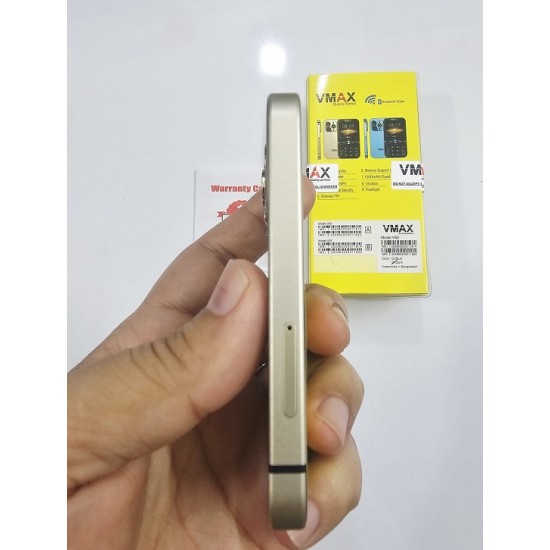 Vmax V52 Card Phone Dual Sim Gold