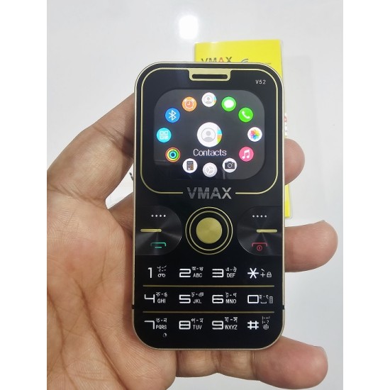 Vmax V52 Card Phone Dual Sim Gold
