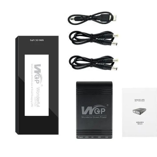 WGP Mini DC UPS 10400mAh Battery WGP Mini DC UPS 10400mAh Battery