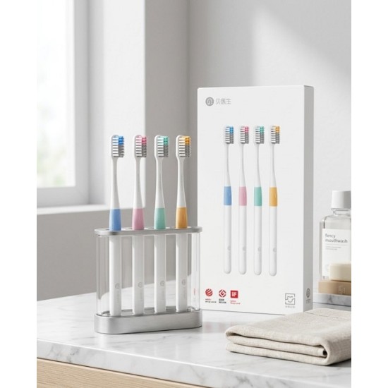 Xiaomi Dr. Bei Soft Toothbrush 4 Pcs