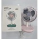 Elegance KD182 Desk Fan AC-DC Pink