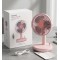 Elegance KD182 Desk Fan AC-DC Pink