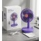 Elegance KD182 Desk Fan AC-DC Fan Voilet
