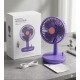 Elegance KD182 Desk Fan AC-DC Fan Voilet