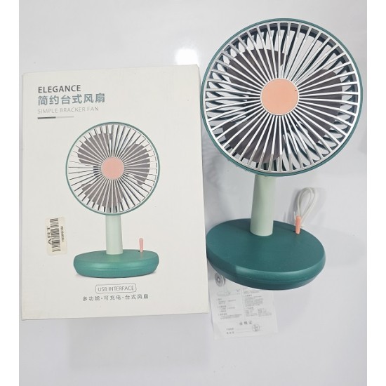Elegance KD182 Desktop Fan AC-DC Green