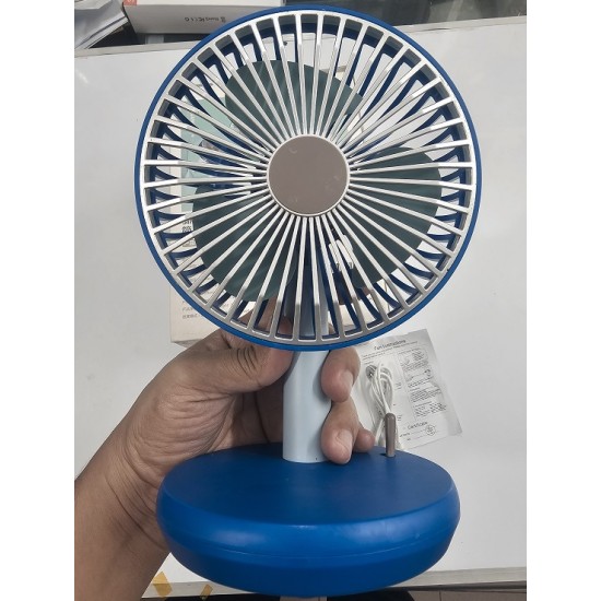 Elegance KD182 Table Fan AC-DC Blue