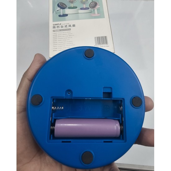 Elegance KD182 Table Fan AC-DC Blue