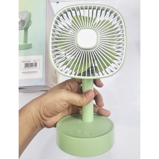 JIVI P11 Desktop Fan AC/DC Rotating Rechargable Green