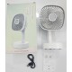 JIVI P11 Desktop Fan AC-DC Rechargable White