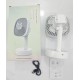 JIVI P11 Desktop Fan AC-DC Rechargable White