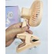 JIVI P12 Clip Fan AC-DC Moving Fan Pink