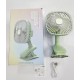 JIVI P12 Clip Fan AC-DC Moving Rechargable Green