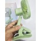 JIVI P12 Clip Fan AC-DC Moving Rechargable Green