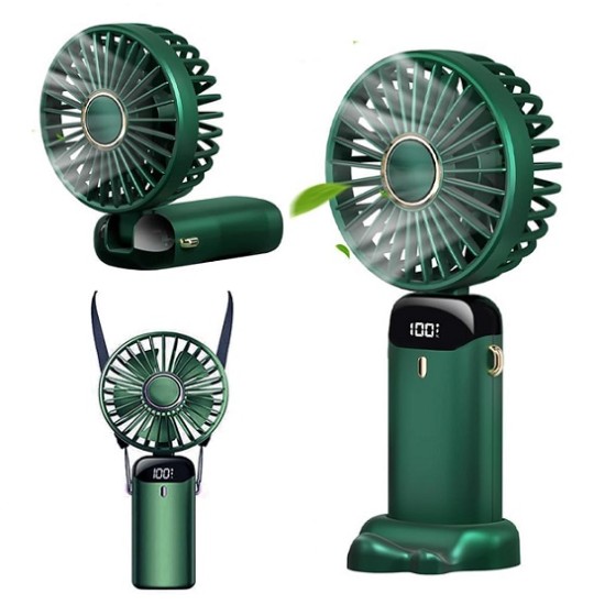N15 Mini Handheld Fan Display Green