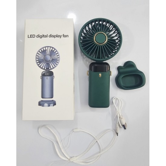 N15 Mini Handheld Fan Display Green