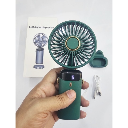 N15 Mini Handheld Fan Display Green