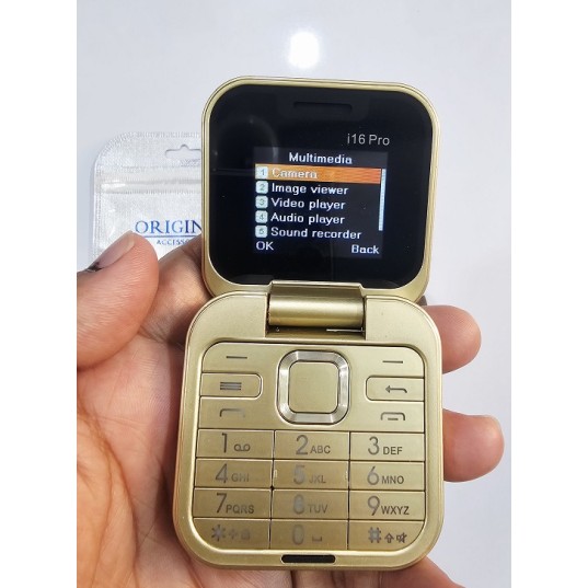 i16 Pro Folding Phone Dual Sim Gold