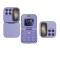 i17 Pro Flip Phone Dual Sim Purpel