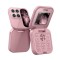 i17 Pro Mini Flip Phone Dual Sim Pink