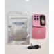i17 Pro Mini Flip Phone Dual Sim Pink