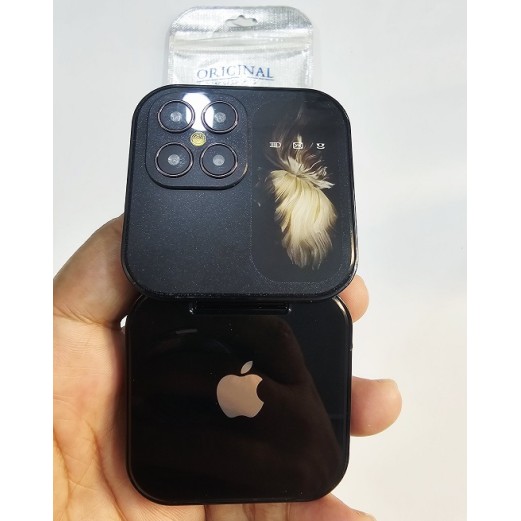 i17 Pro Mini Folding Phone Dual Sim Black