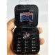 i17 Pro Mini Folding Phone Dual Sim Black