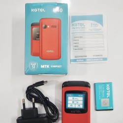 Kgtel K40 Folding Phone Dual Sim Red