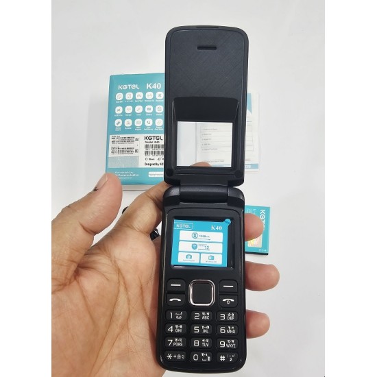 Kgtel K40 Folding Phone Dual Sim Red