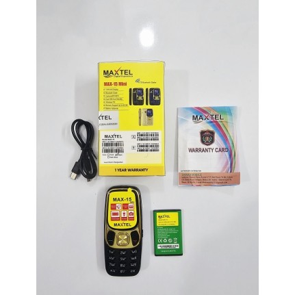 Maxtel Max15 Mini Phone Dual Sim Black