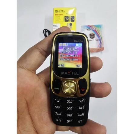 Maxtel Max15 Mini Phone Dual Sim Black