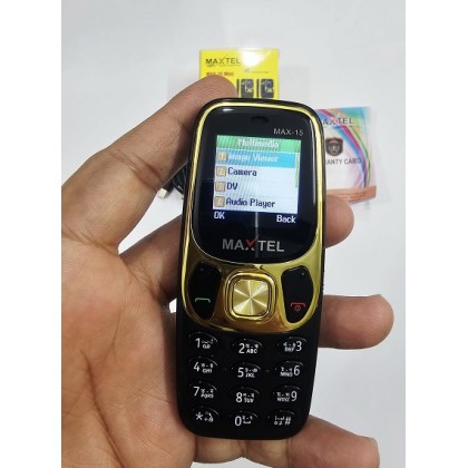 Maxtel Max15 Mini Phone Dual Sim Black