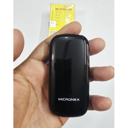 Micronex MX31 Folding Phone Dual Sim Black