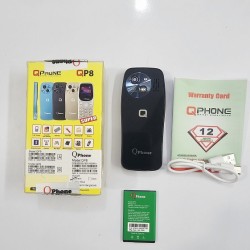 Qphone QP8 Mini Card Phone Dual Sim Black