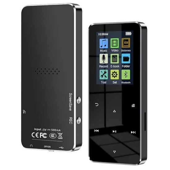 S308 Bluetooth Mp4 Music Player Black