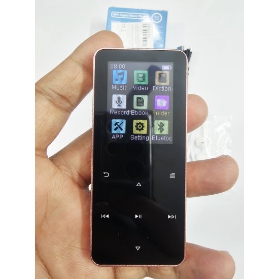 S308 Mp4 Music Player Bluetooth Pink