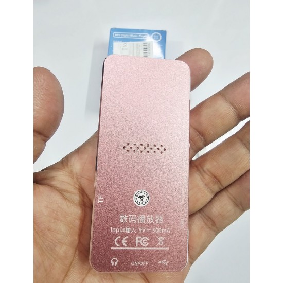 S308 Mp4 Music Player Bluetooth Pink