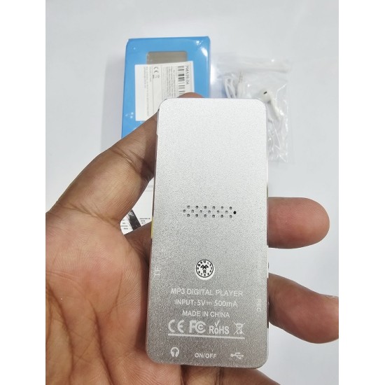 S308 Mp4 Music Player Bluetooth Button Touch Silver