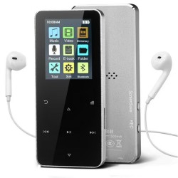 S308 Mp4 Music Player Bluetooth Button Touch Silver