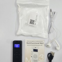 T09 Mp3 Music Player With Voice Recorder Black