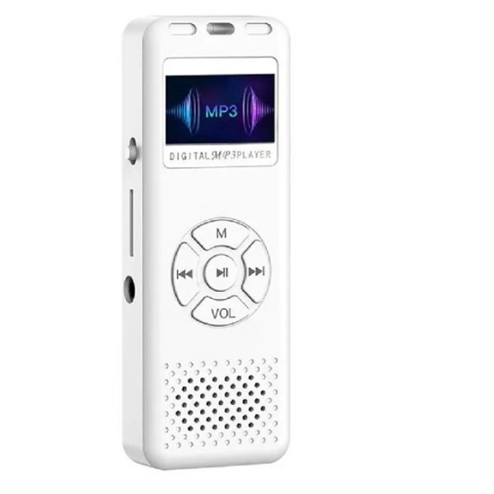 T09 Mp3 Player Voice Recorder White