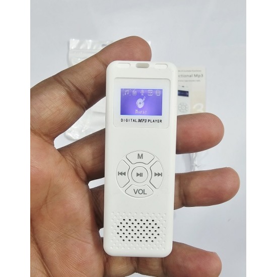 T09 Mp3 Player Voice Recorder White