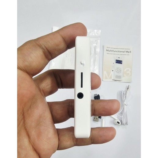 T09 Mp3 Player Voice Recorder White