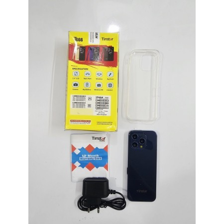 Tinstar T666 Button Phone Four Sim Black