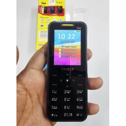 Tinstar T666 Button Phone Four Sim Black