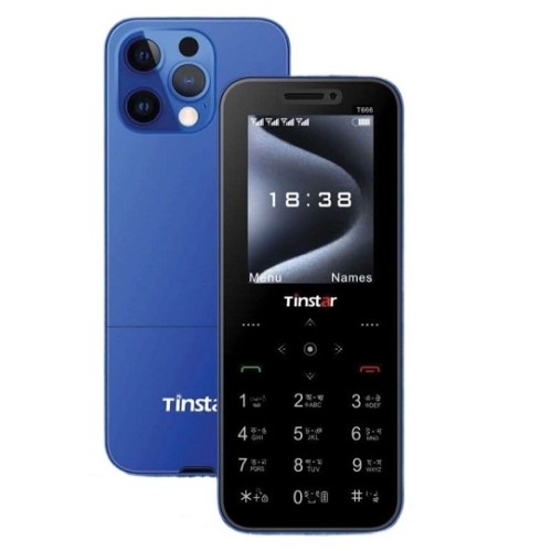 Tinstar T666 Button Phone Four Sim Black