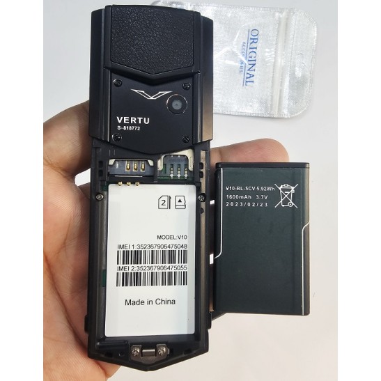 Vertu V10 Phone Dual Sim Black
