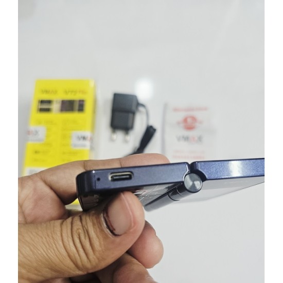 Vmax V72 Mini Flip Phone Dual Display Purpel