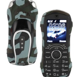 W2020 Car Phone Dual Sim Green