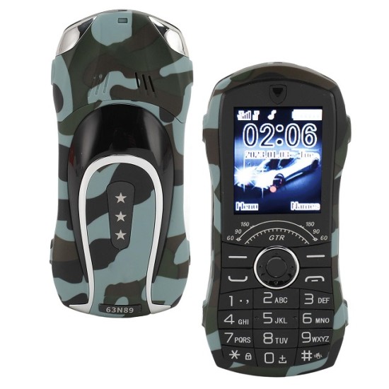 W2020 Car Phone Dual Sim Green
