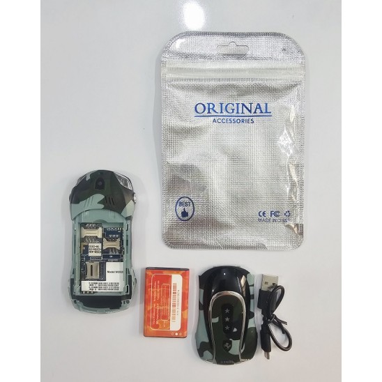 W2020 Car Phone Dual Sim Green